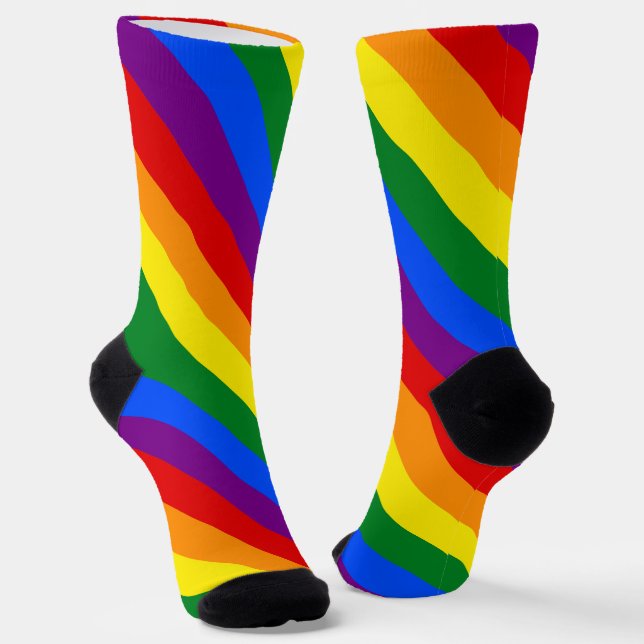 Rainbow Pride Diversity - Einbeziehung der Gleichb Socken (Gewinkelt)