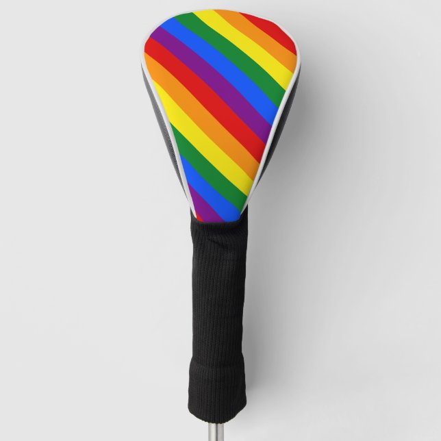 Rainbow Pride Equal Rights Diversity Inklusion Golf Headcover (Vorderseite)