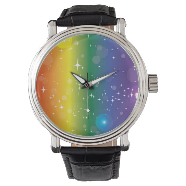 Rainbow Pride eWatch Armbanduhr (Vorderseite)