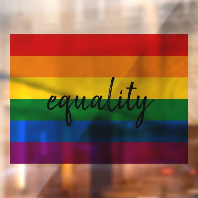 Rainbow Pride Fensteraufkleber (Blatt 2)