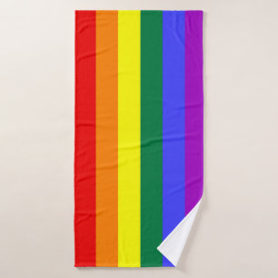 Rainbow-Pride-Flag Badehandtuch