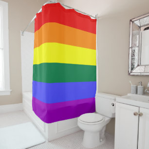 Rainbow-Pride-Flag Duschvorhang