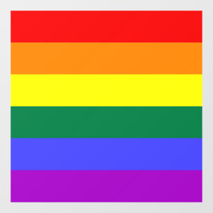 Rainbow-Pride-Flag  Fensteraufkleber