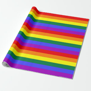 Rainbow-Pride-Flag Geschenkpapier