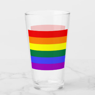 Rainbow-Pride-Flag Glas