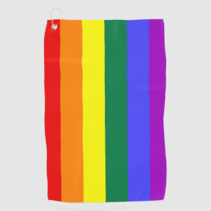 Rainbow-Pride-Flag Golfhandtuch