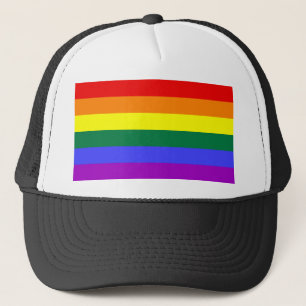 Rainbow Pride Flag Hat Truckerkappe