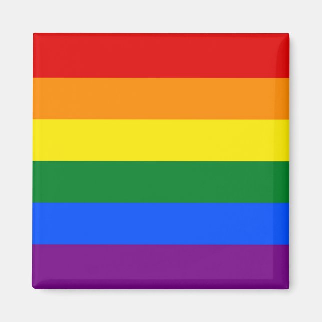 Rainbow Pride Flag Magnet (Vorne)