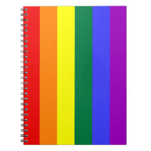 Rainbow Pride Flag Notebook Notizblock