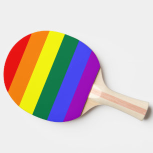 Rainbow-Pride-Flag Tischtennis Schläger