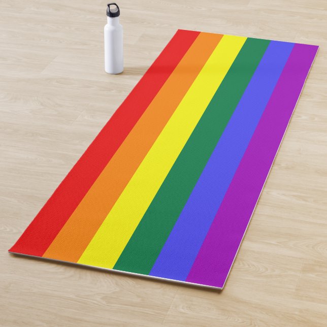 Rainbow-Pride-Flag Yogamatte (Beispiel)