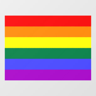 Rainbow-Pride-Flagge Fensteraufkleber