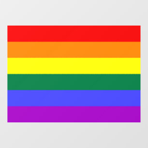 Rainbow-Pride-Flagge Fensteraufkleber