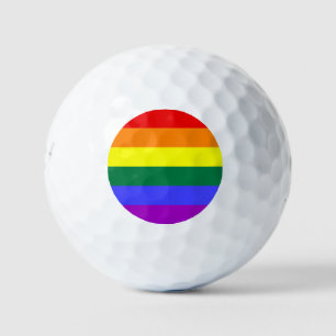 Rainbow-Pride-Flagge Golfball