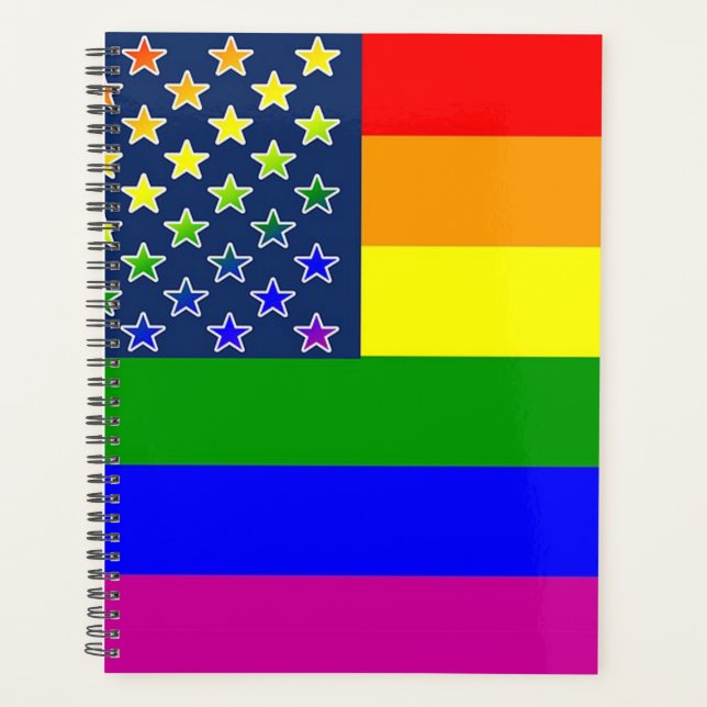 Rainbow-Pride-Flagge Planer (Vorderseite)
