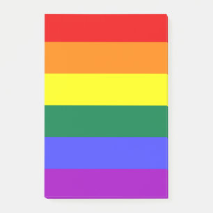 Rainbow-Pride-Flagge Post-it Klebezettel