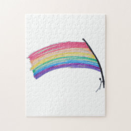 Rainbow-Pride-Flagge Puzzle