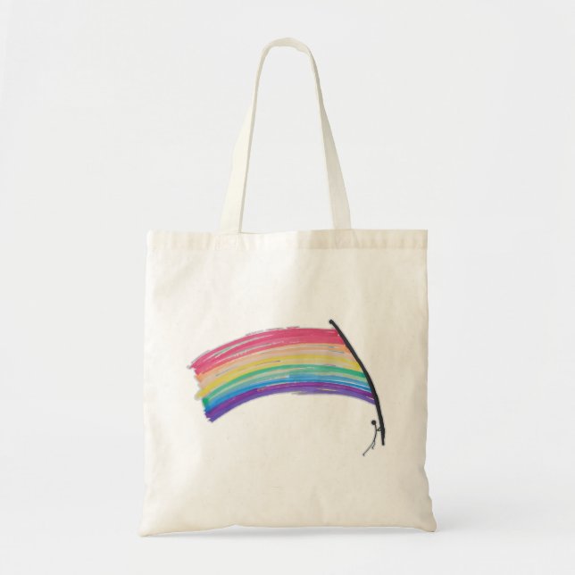 Rainbow-Pride-Flagge Tragetasche (Vorne)