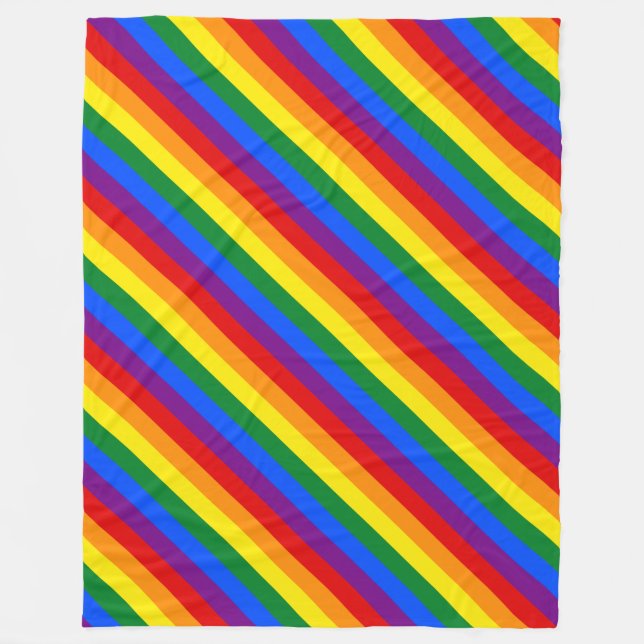Rainbow Pride Fleecedecke (Vorderseite)