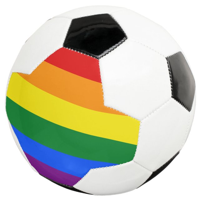 Rainbow Pride Fußball (Dreiviertel)