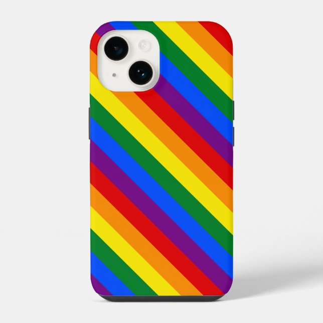 Rainbow Pride iPhone Hülle (Rückseite)