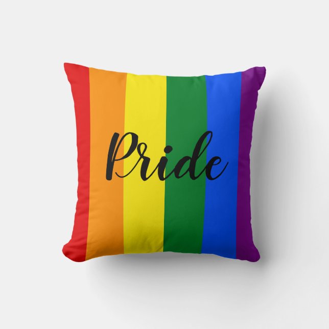 Rainbow Pride Kissen (Vorderseite)