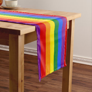 Rainbow Pride Kurzer Tischläufer