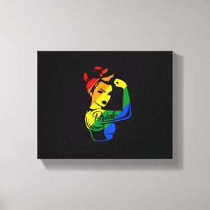 Rainbow Pride LGBT T - Shirt Leinwanddruck