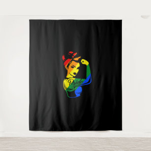 Rainbow Pride LGBT T - Shirt Wandteppich