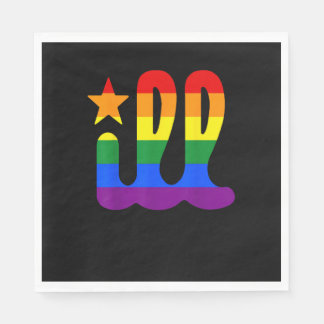 Rainbow Pride Liebe Philadelphia Philly Gay Pri Serviette