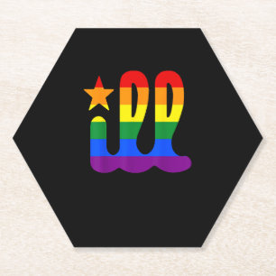 Rainbow Pride Liebe Philadelphia Philly Gay Pri Untersetzer