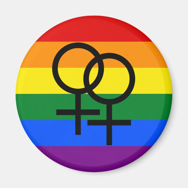 Rainbow Pride Magnet (Vorne)