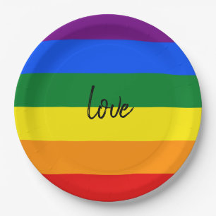 Rainbow Pride Pappteller