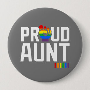 Rainbow Pride Proud Tante Button