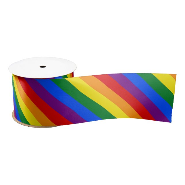 Rainbow Pride Satinband (Spule)