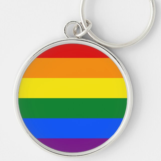 Rainbow Pride Schlüsselanhänger (Vorne)