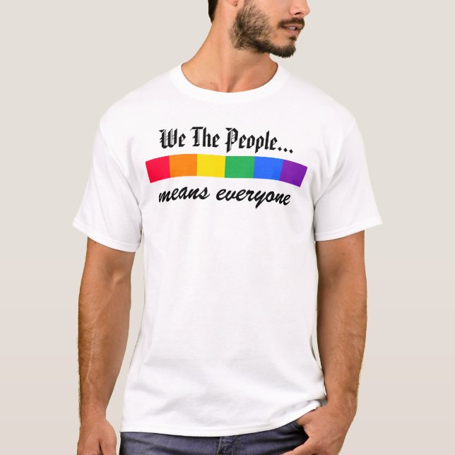 Rainbow Pride Shirt (Vorderseite)