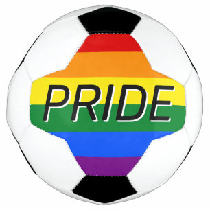 Rainbow Pride Soccer Ball