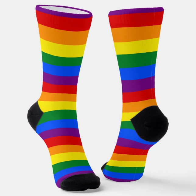 Rainbow Pride Socks Socken (Gewinkelt)
