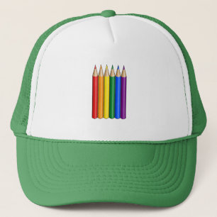 Rainbow-Pride-Stifte Truckerkappe