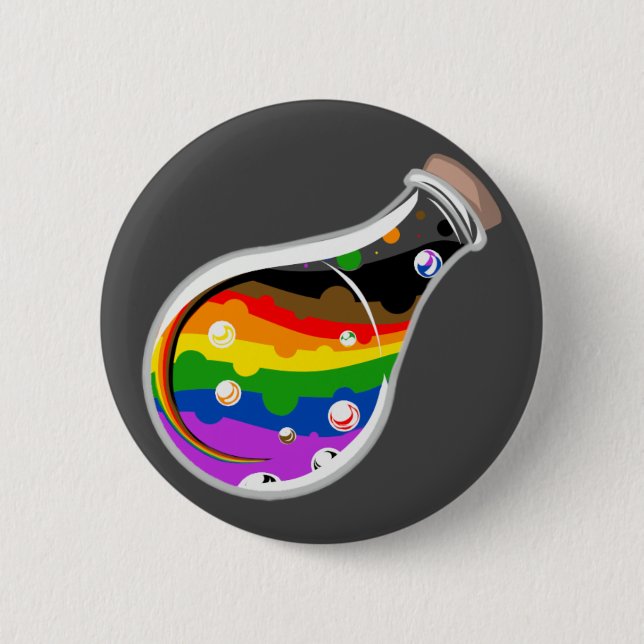 Rainbow-Pride-Taste Button (Vorderseite)