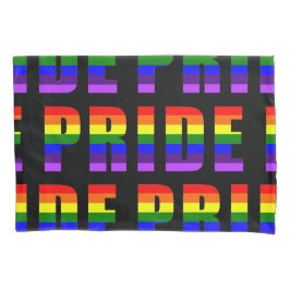 Rainbow Pride Text Art auf benutzerdefinierter sch Kissenbezug
