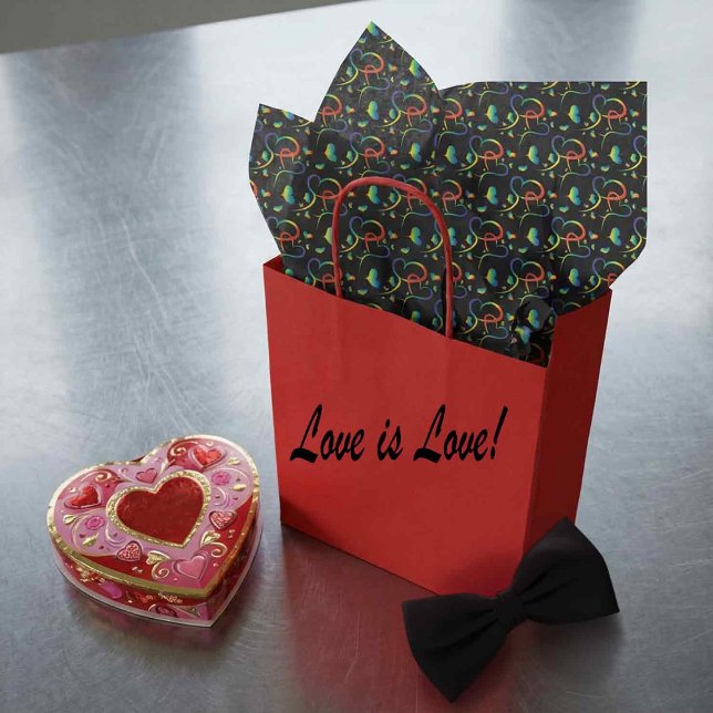 Rainbow Pride Valentine Gewebepapier Seidenpapier (Von Creator hochgeladen)