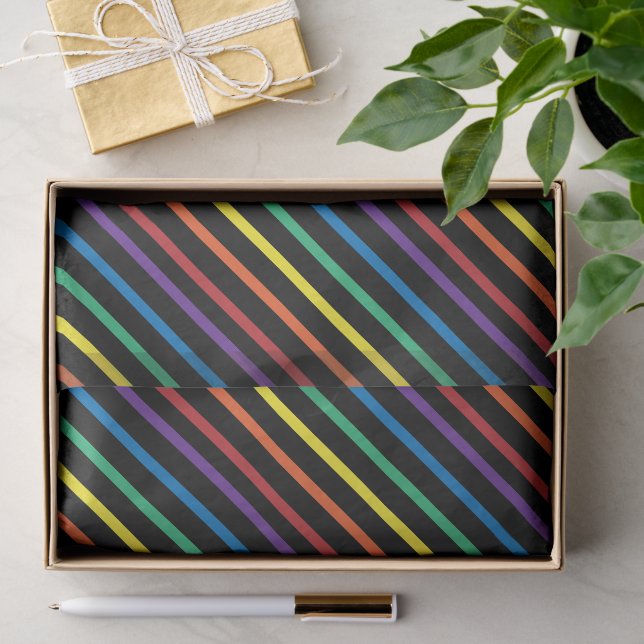 Rainbow Pride Valentine Gewebepapier Seidenpapier (Geschenk)