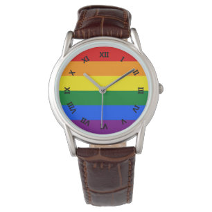 Rainbow Pride Watch Armbanduhr