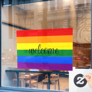 Rainbow Pride Window Fensteraufkleber