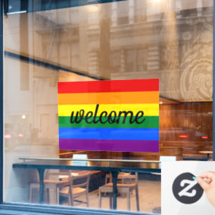 Rainbow Pride Window Fensteraufkleber