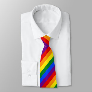 Rainbow Prilag Flag Neck Tie Krawatte