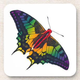 Rainbow Prilag Frack Butterfly Getränkeuntersetzer