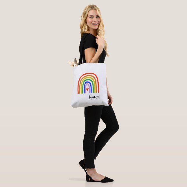 Rainbow Primäre Farben Schwarz-weißer Individuelle (Am Model)